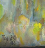 Tallós Ilona (1918-1991): Nyári Balaton, 1986. Olaj, farost, jelezve balra lent: Tallós 86. Katalógu...