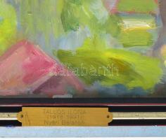 Tallós Ilona (1918-1991): Nyári Balaton, 1986. Olaj, farost, jelezve balra lent: Tallós 86. Katalógu...