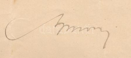 1907Bp., gróf Apponyi Albert (1846-1933) nagybirtokos, politikus, belső titkos tanácsos, vallás- és ...