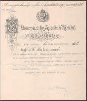 1917 Bp., gróf Apponyi Albert (1846-1933) nagybirtokos, politikus, belső titkos tanácsos, vallás- és...