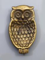 10 darabos bagoly témájú dísztárgy gyűjtemény, váza, levélnehezék, sörnyitó, flaska, stb