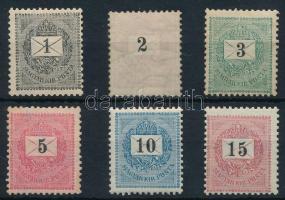 1898 6 klf bélyeg (21.400) (5kr falcos / hinged)