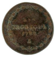 Csehország (történelmi tartomány) 1782A 1gr Cu Bécs T:VF
Bohemia 1782A 1 Gröschl Cu Vienna C:VF
Kr...