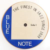 1984, Manhattan Records, Blue Note - The Finest in Jazz since 1939 kör alakú plakát, farost lapra kasírozva, d: 61 cm