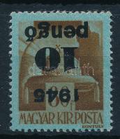 1945 Kisegítő 10P/60f fordított felülnyomással (25.000)