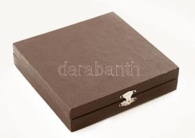 6 személyes süteménykanál és -villa szett, díszdobozban