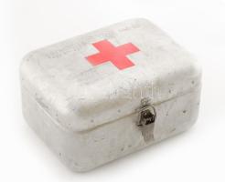 Alumínium elsősegély doboz, 16x23 cm