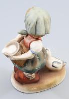 Spilling milk, American Milk. A megszállt Japánban készült, mázas kerámia, kézzel festett, jelzett, ...