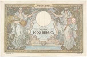 Jugoszlávia 1931. 1000D "D.0126 750" T:F, szép papír
Yugoslavia 1931. 1000 Dinara "D...