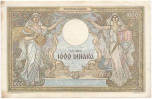 Jugoszlávia 1931. 1000D "E.0798 112" T:VF, folt
Yugoslavia 1931. 1000 Dinara "E.0798...