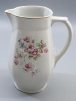 Drasche virágmintás kancsó, jelzett, hibátlan, m: 21,5 cm