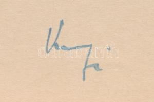 1919 Kunfi Zsigmond (1879-1929) a Tanácsköztársaság közoktatásügyi népbiztosának (1919. március 21.- jún. 24.) korábban a Berinkey-kormány (1919. jan. 19.-március 21.) vallás és közoktatásügyi minisztere saját kezű aláírásával, Sajó Sándor, született Heringer (1868-1933 költő, tanár, drámaíró, tankerületi királyi főigazgató, az MTA levelező tagja részére, melyben gimnáziumi igazgatói állásából felmenti és visszaminősíti tanítóvá.