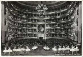 Milan Scala theatre interior ballet performance