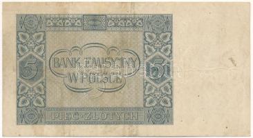 Lengyelország / Német megszállás 1941. 5Zl "AB 4368316" T:F
Poland / German Occupation 19...