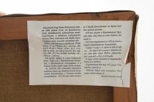 Muzsinszki Nagy Endre (1886-1975): Önarckép 75 évesen, Siófok, 1961. Olaj, vászon. Jelezve jobbra le...