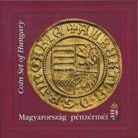 2018. 5Ft-200Ft (6xklf) forgalmi sor + "Albert aranyforintja" jelzett, aranyozott Ag utánveret, dísztokban (3,49g/0.999/20mm) T:PP,BU patina Adamo FO52.4