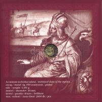 2018. 5Ft-200Ft (6xklf) forgalmi sor + "Albert aranyforintja" jelzett, aranyozott Ag utánv...