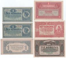 1917. 2K + 1920. 1K (2x) + 2K csillagos sorszámmal + 10K + 1944. 1P T:AU-VG