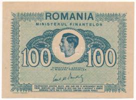 Románia 1945. 100L T:AU, sarokhajlás Romania 1945. 100 Lei C:AU, folded corner Krause P#78