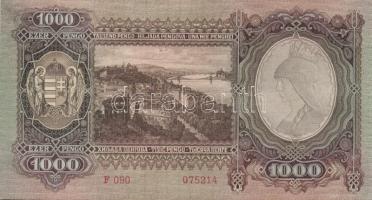 1943. 1000P (2x) egymásutáni sorszámmal T:I-
