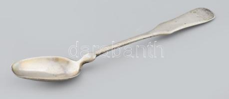 cca 1850 Ezüst (Ag) kanál, jelzett, nettó 23,6g