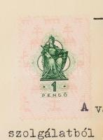 ca 1930-1940 Vasutas okmányok 10 db, MÁV elnökök, közte Imrédy Kálmán MÁV igazgatósági elnök, Imrédy...