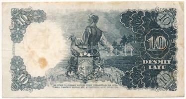 Lettország 1937. 10L T:F
Latvia 1937. 10 Latu (2x) C:F
Krause P#29