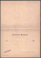 1936 Arad, Reinhart Gyula kézműiparos céh díszmesterré választásról szóló díszes, kétnyelvű hirdetmé...
