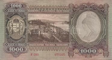 1943. 1000P (3x) egymásutáni sorszámmal T:I-