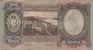 1943. 1000P (3x) egymásutáni sorszámmal T:I-