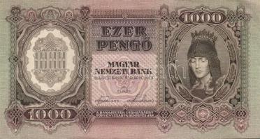 1943. 1000P (3x) egymásutáni sorszámmal T:I-
