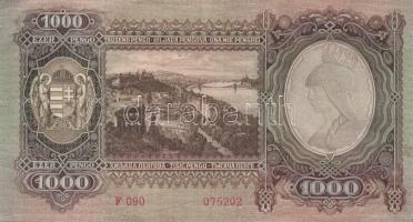 1943. 1000P (2x) egymásutáni sorszámmal T:I-,II+