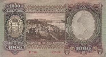 1943. 1000P (2x) egymásutáni sorszámmal T:I-,II+