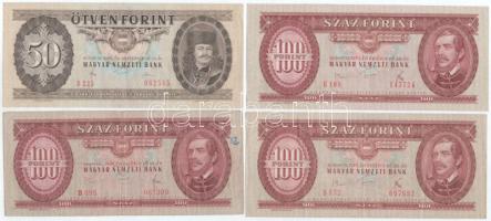 1962-1969. 10Ft (2xklf) + 1969-1975. 20Ft (2xklf) + 1980. 50Ft + 1968-1975. 100Ft (2xklf, 3db) T:XF-...