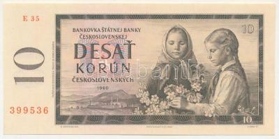 Csehszlovákia 1960. 10K "E 35 399536" T:AU Czechoslovakia 1960. 10 Korun "E 35 399536" C:AU Krause P#88
