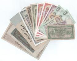13db-os, vegyes bankjegytétel, benne Belgium, Jugoszlávia, Egyiptom, Német Birodalom, Szovjetunió, Fülöp-szigetek (japán megszállás) T:UNC-VG 13pcs mixed banknote lot, within Belgium, Yugoslavia, Egypt, German Empire, USSR, Philippines (Japanese occupation) T:UNC-VG