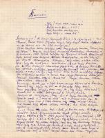 [Kézirat] Nemo írói álnevet használó ismeretlen szerző "Egy leány története" című 141 + 1 ...