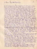 [Kézirat] Nemo írói álnevet használó ismeretlen szerző "Egy leány története" című 141 + 1 ...