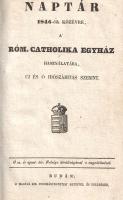 Magyarország és a' hozzákapcsolt részek Tiszti névtára 1846-dik évre.
Budán, 1846. A' Mag...