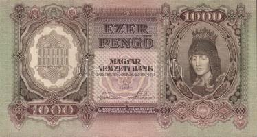 1943. 1000P (3x) egymásutáni sorszámmal T:I