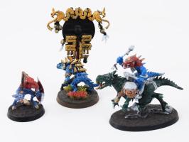 49 darabos Lizardmen (Seraphon) figura tétel, Warhammer Fantasy Battles illetve Age of Sigmar játékr...