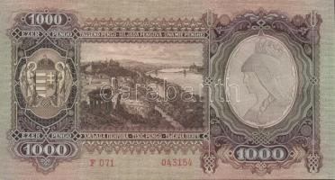 1943. 1000P (3x) egymásutáni sorszámmal T:I