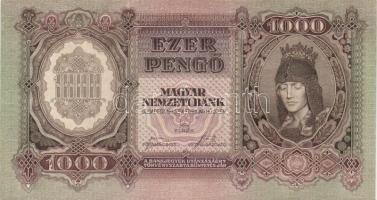 1943. 1000P (3x) egymásutáni sorszámmal T:I