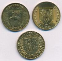 Lengyelország 2004. 2Zl Cu-Al-Zn "Tartományok címerei" (3xklf: "Lubusz vajdaság"...
