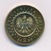 Lengyelország 1999. 2Zl Cu-Al-Zn "A Potocki-palota Radzyń Podlaski városában", a "Lengyelország várai és palotái" sorozatból T:AU Poland 1999. 2 Złotys Cu-Al-Zn "Potocki Palace in Radzyń Podlaski", from "Castles and Palaces of Poland" series C:AU Krause Y#372