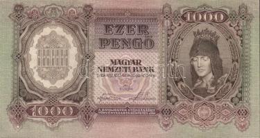 1943. 1000P (2x) egymásutáni sorszámmal T:I