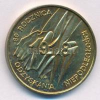 Lengyelország 1998. 2Zl Cu-Al-Zn "Lengyelország függetlenségének visszaszerzésének 80. évfordul...