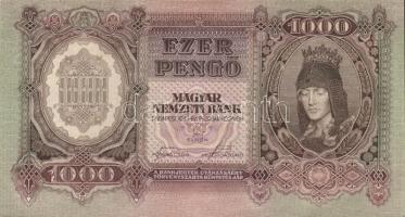 1943. 1000P (2x) egymásutáni sorszámmal T:I