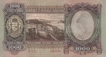 1943. 1000P (2x) egymásutáni sorszámmal T:I