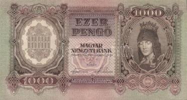 1943. 1000P (2x) egymásutáni sorszámmal T:I